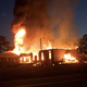 Macedonia Church of God in Christ burns.